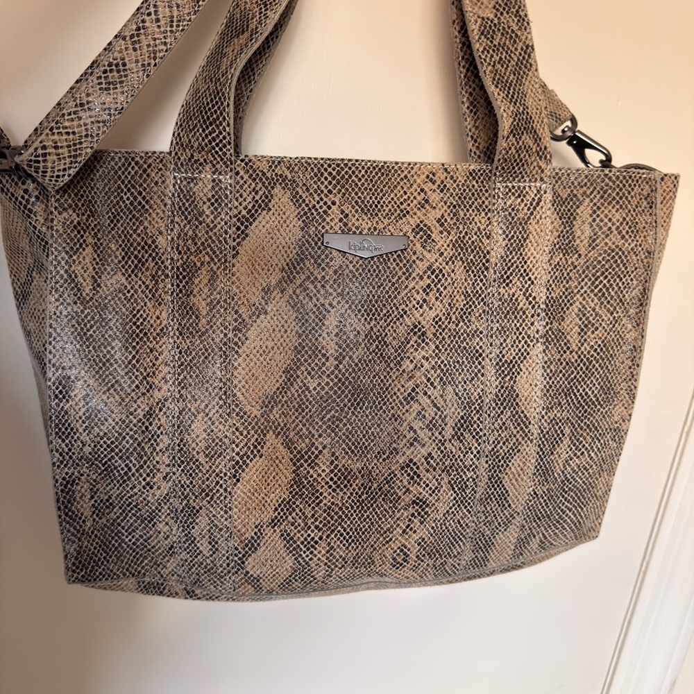 Snake leather print Tote Bag- new with out tag
